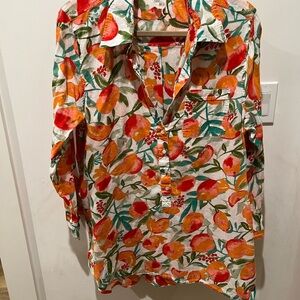 Violet Kay Colorful Fruit Long Sleeve Tunic